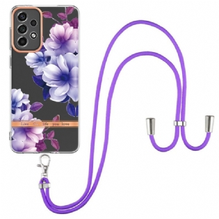 Cover Samsung Galaxy A33 5G Med Snor Blomstersnor