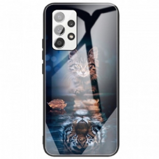 Cover Samsung Galaxy A33 5G Mit Tiger Hærdet Glas