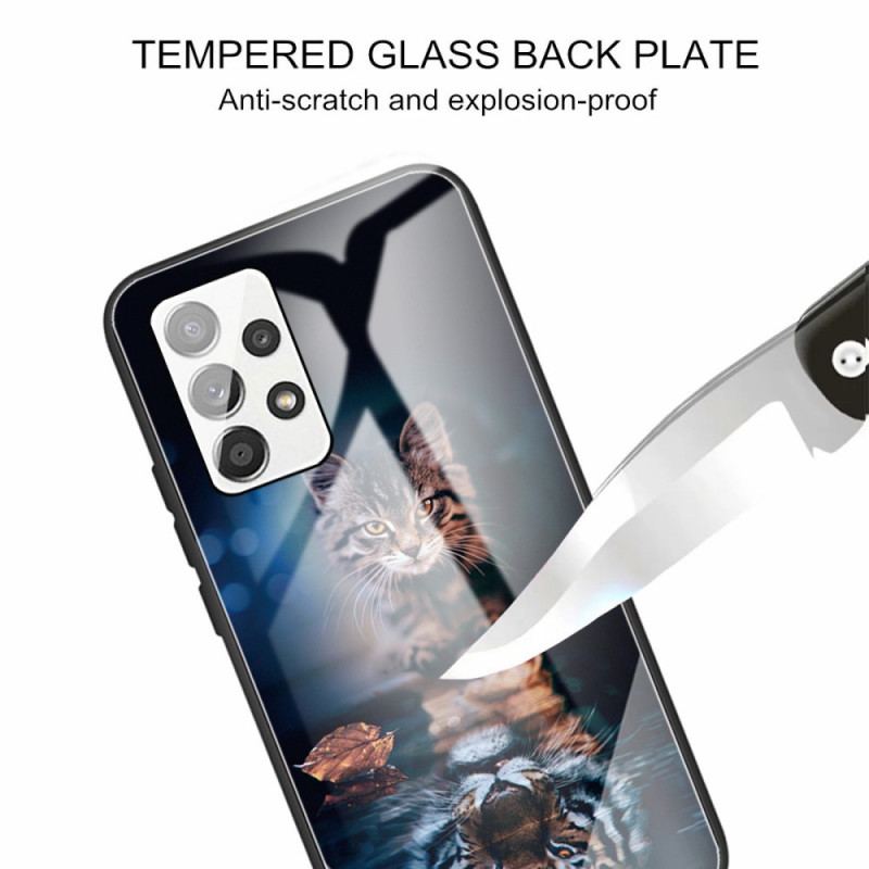 Cover Samsung Galaxy A33 5G Mit Tiger Hærdet Glas