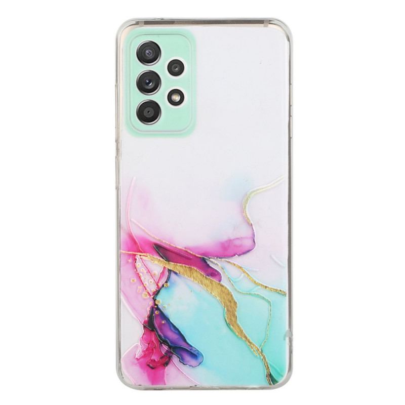 Cover Samsung Galaxy A33 5G Silikone Marmor Effekt