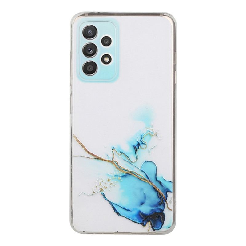 Cover Samsung Galaxy A33 5G Silikone Marmor Effekt