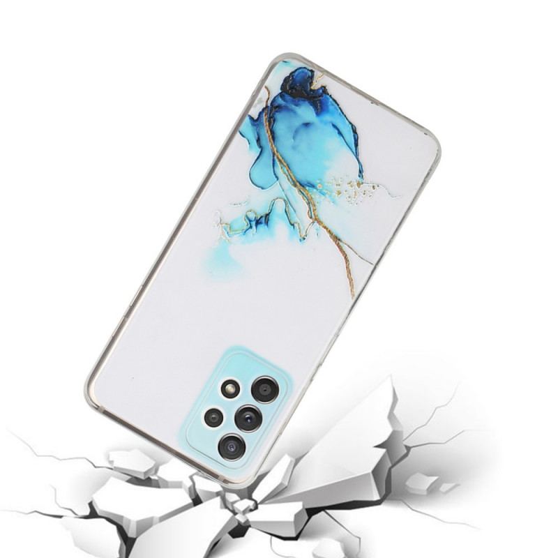 Cover Samsung Galaxy A33 5G Silikone Marmor Effekt