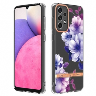 Cover Samsung Galaxy A33 5G Sømløs Blomster