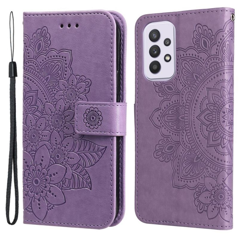 Flip Cover Samsung Galaxy A33 5G Blomster Mandala