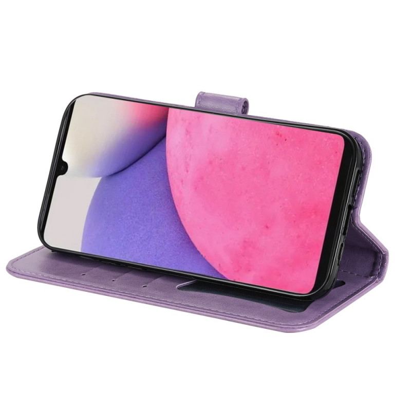 Flip Cover Samsung Galaxy A33 5G Blomster Mandala