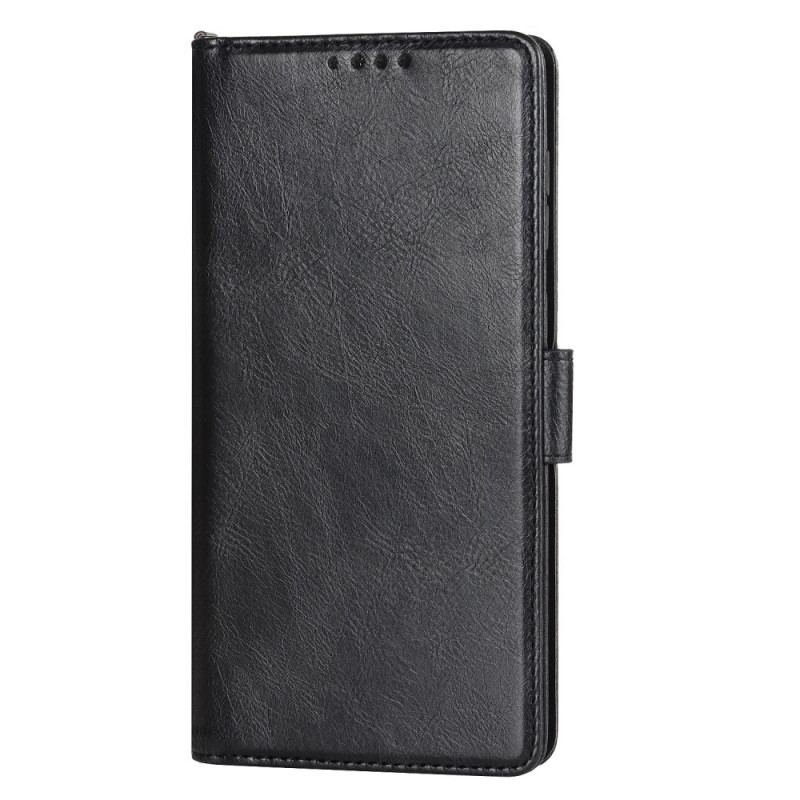 Flip Cover Samsung Galaxy A33 5G Imiteret Læder Rfid Og Snor