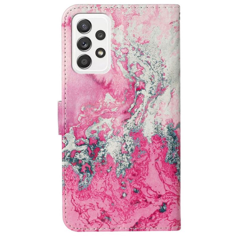Flip Cover Samsung Galaxy A33 5G Marmorstilen