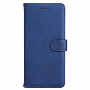 Læder Cover Samsung Galaxy A33 5G Med Snor Strappy Almindeligt Læderstil