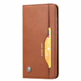 Cover Samsung Galaxy S20 Ultra Flip Cover Kortholder I Imiteret Læder