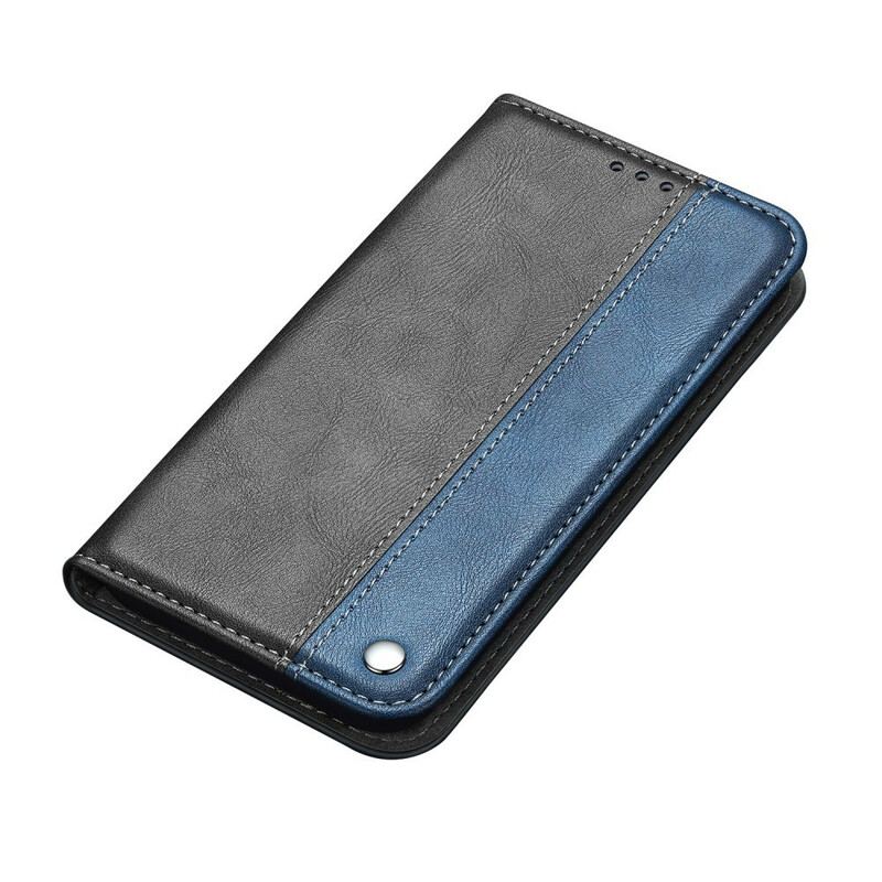 Cover Samsung Galaxy S20 Ultra Flip Cover Tofarvet Lædereffekt