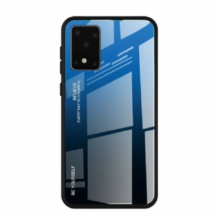 Cover Samsung Galaxy S20 Ultra Hærdet Glas Vær Dig Selv