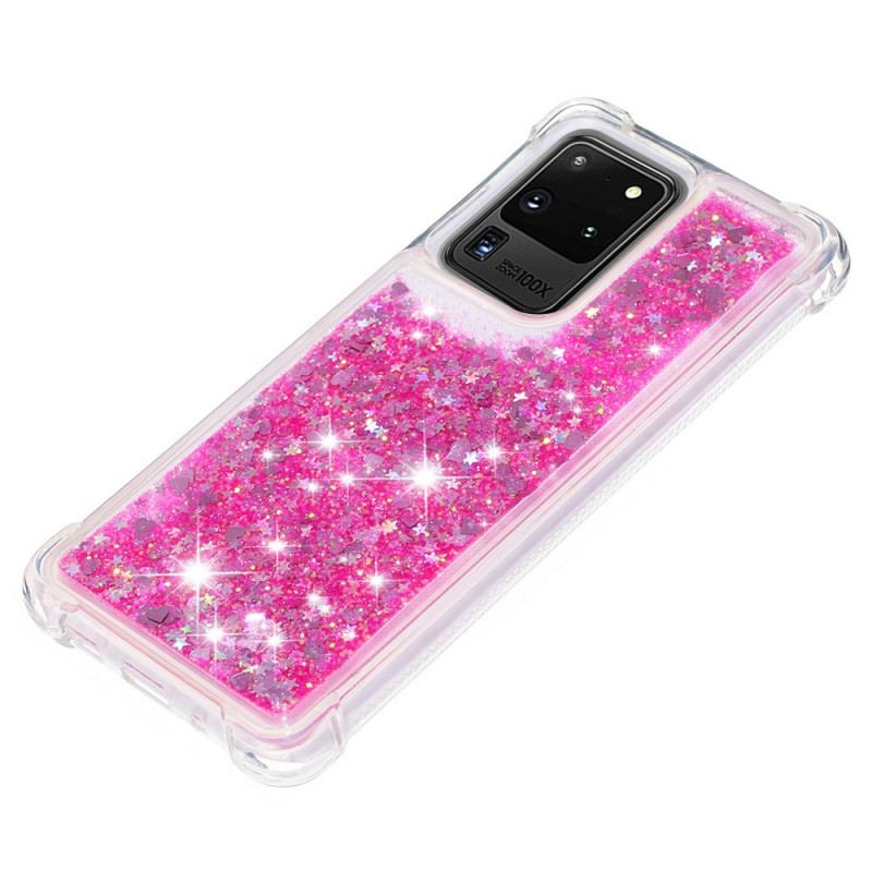 Cover Samsung Galaxy S20 Ultra Ønsker Pailletter