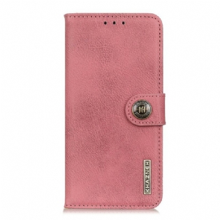Flip Cover Samsung Galaxy S20 Ultra Imiteret Læder Khazneh