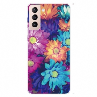 Cover Samsung Galaxy S22 5G Fleksible Blomster