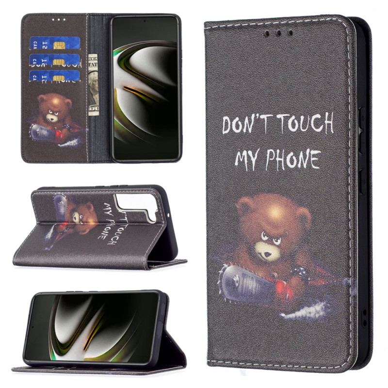 Cover Samsung Galaxy S22 5G Flip Cover Farlig Bjørn