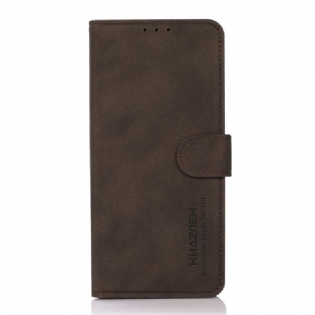 Flip Cover Samsung Galaxy S22 5G Khazneh Tekstur Lædereffekt