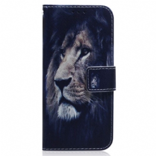 Flip Cover Oppo Reno 8 Lite Drømme-løve