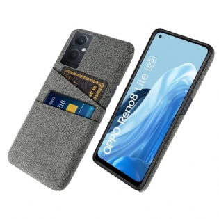 Mobilcover Oppo Reno 8 Lite Kortholder Klud
