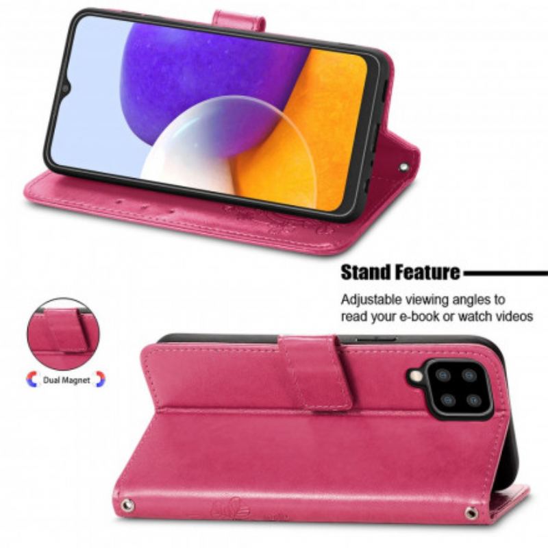Flip Cover Samsung Galaxy A22 Firkløver