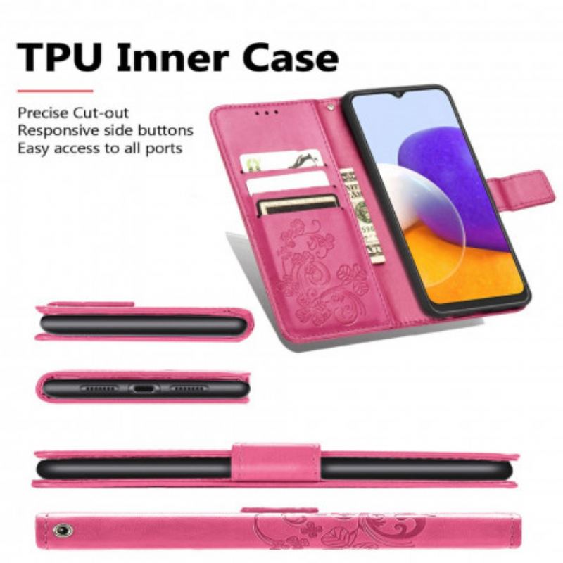 Flip Cover Samsung Galaxy A22 Firkløver