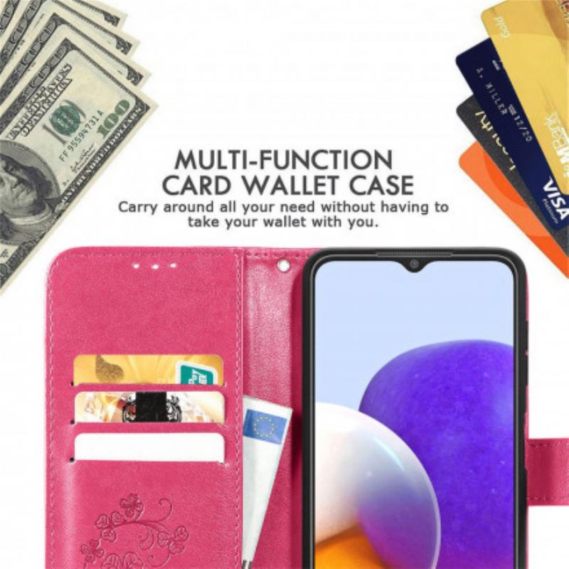 Flip Cover Samsung Galaxy A22 Firkløver