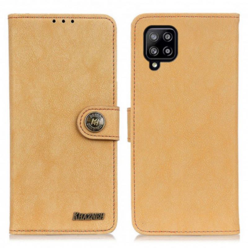 Flip Cover Samsung Galaxy A22 Khazneh Retro Split Imiteret Læder