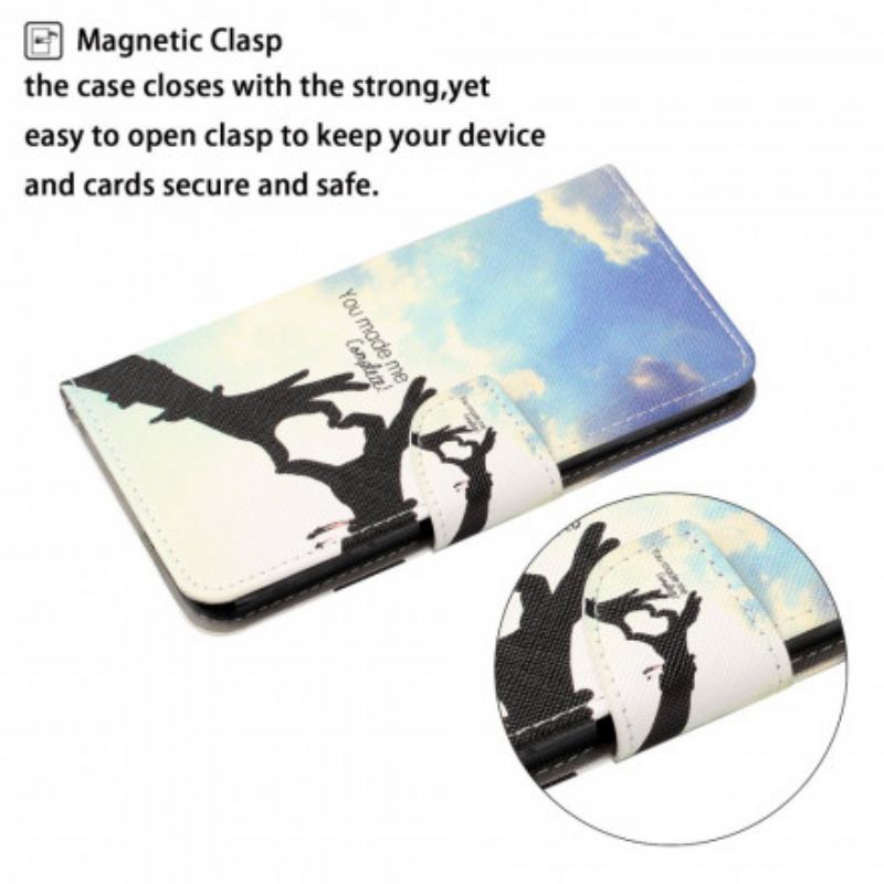 Flip Cover Samsung Galaxy A22 Komplet Med Snor