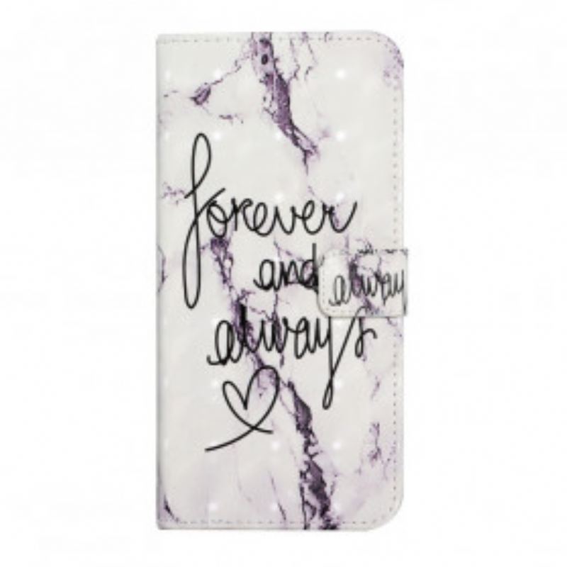 Flip Cover Samsung Galaxy A22 Marmor For Evigt Og Altid