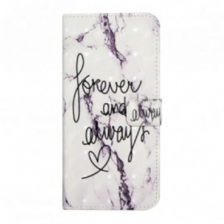 Flip Cover Samsung Galaxy A22 Marmor For Evigt Og Altid