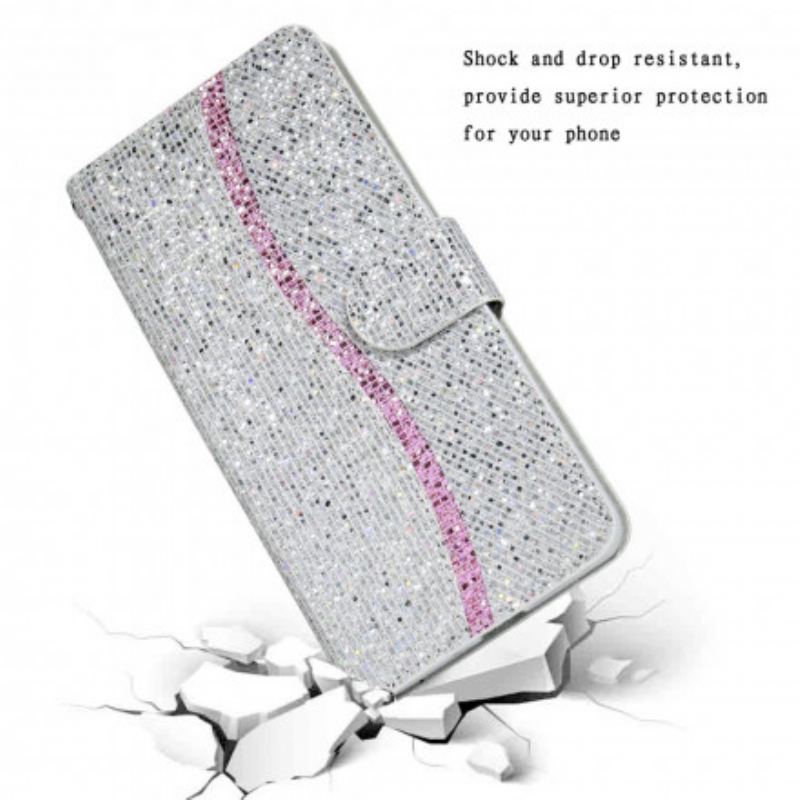 Flip Cover Samsung Galaxy A22 Pailletter S Design