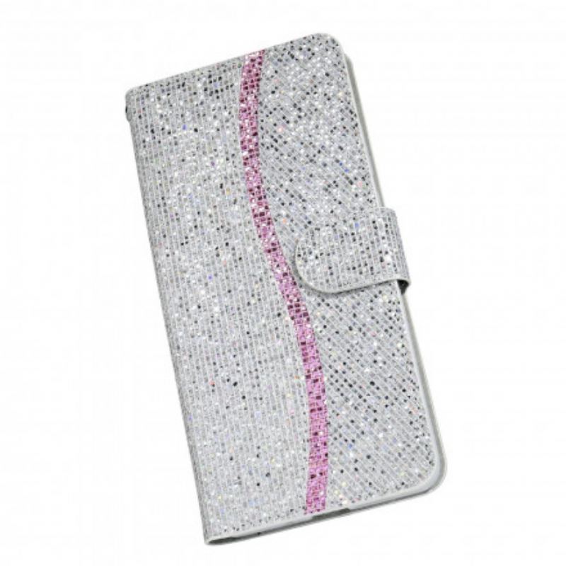 Flip Cover Samsung Galaxy A22 Pailletter S Design