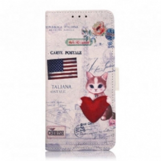 Flip Cover Samsung Galaxy A22 Rejsende Kat