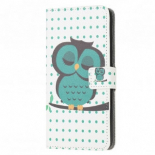 Flip Cover Samsung Galaxy A22 Sovende Ugle