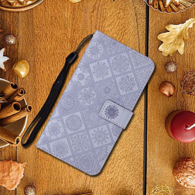Flip Cover Samsung Galaxy A22 Tapestry Mønster