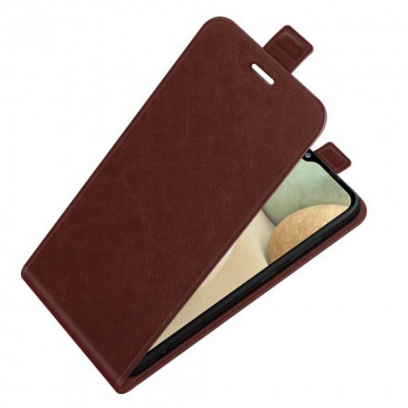 Læder Cover Samsung Galaxy A22 Flip Cover Lodret Klap I Lædereffekt