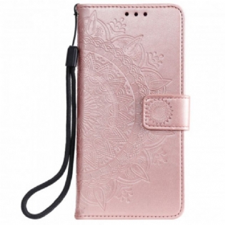 Læder Cover Samsung Galaxy A22 Sol Mandala