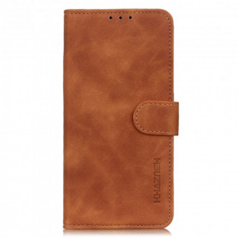 Læder Cover Samsung Galaxy A22 Vintage Mat Lædereffekt Khazneh