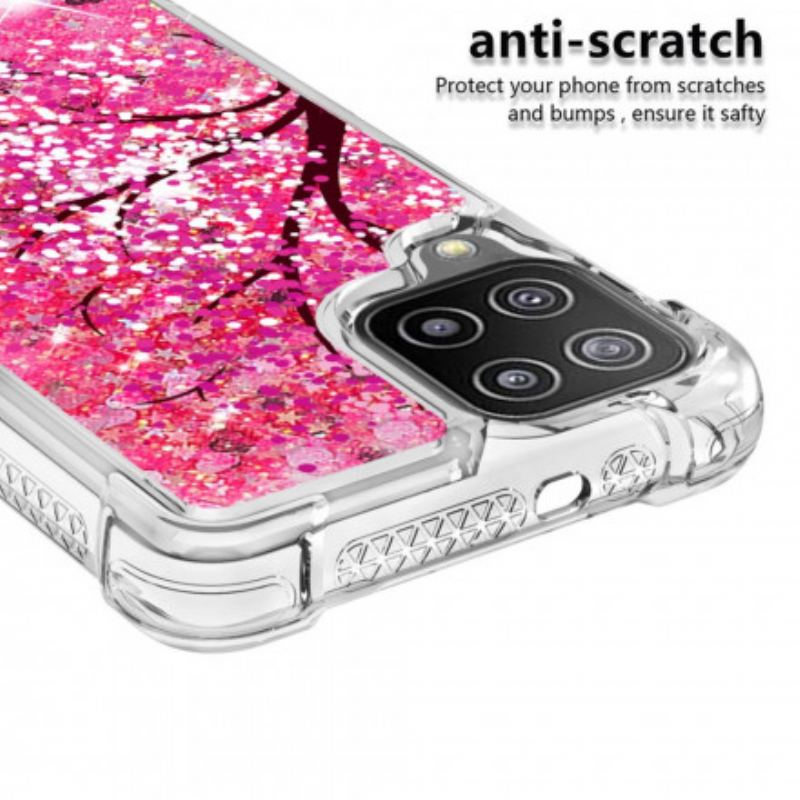 Mobilcover Samsung Galaxy A22 Glitter Træ