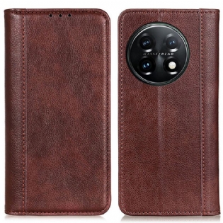Cover OnePlus 11 5G Flip Cover Stilfuldt Splitlæder