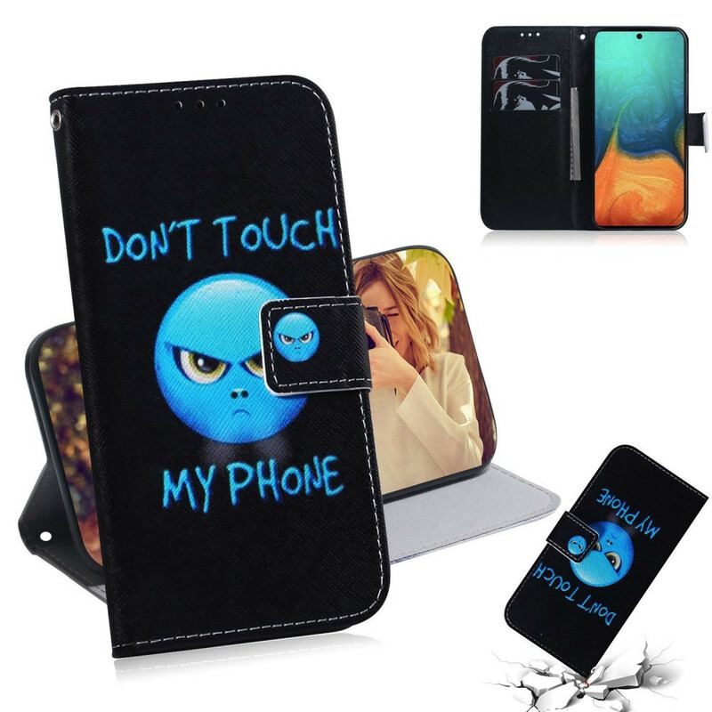 Flip Cover Samsung Galaxy A71 Emoji Telefon
