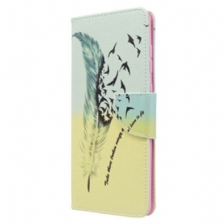 Flip Cover Samsung Galaxy A71 Lære At Flyve