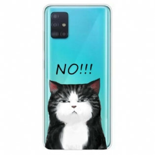 Mobilcover Samsung Galaxy A71 Katten Der Siger Nej