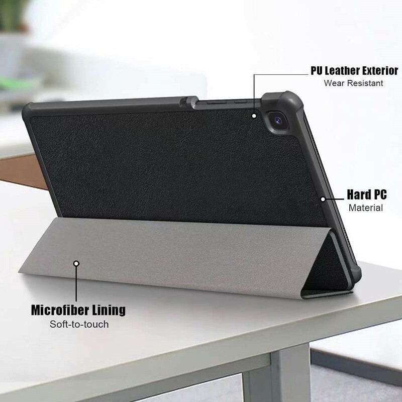 Cover Samsung Galaxy Tab A7 Lite Læder Og Skærmbeskytter