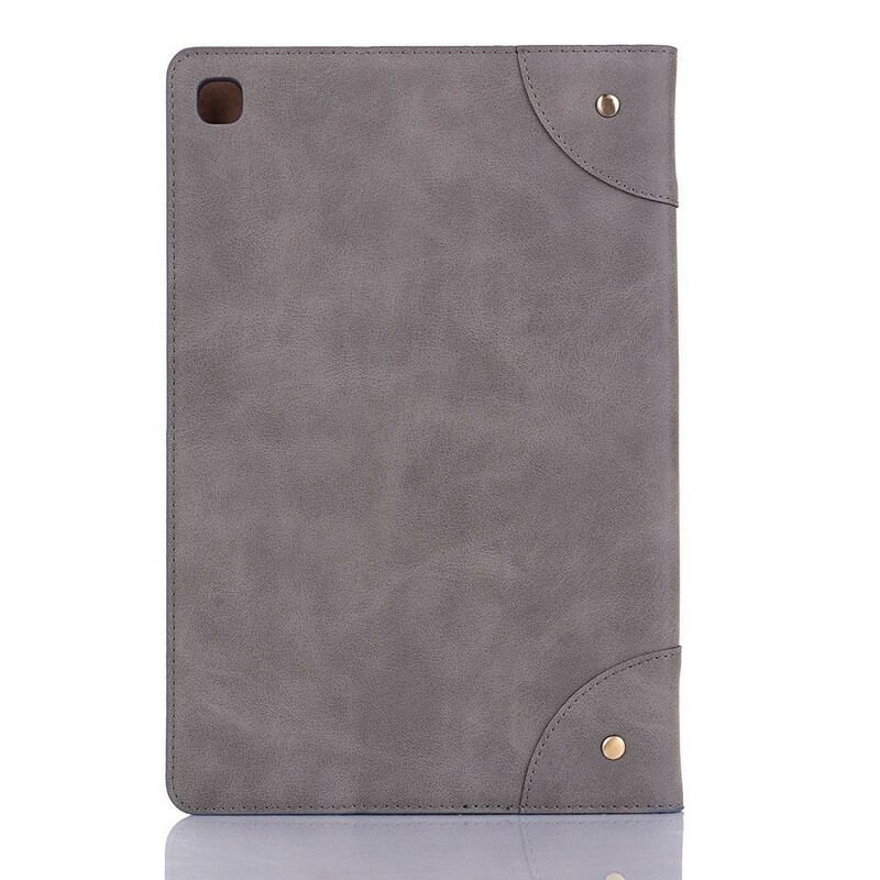 Etui Samsung Galaxy Tab A7 Lite Vintage Nitter I Imiteret Læder