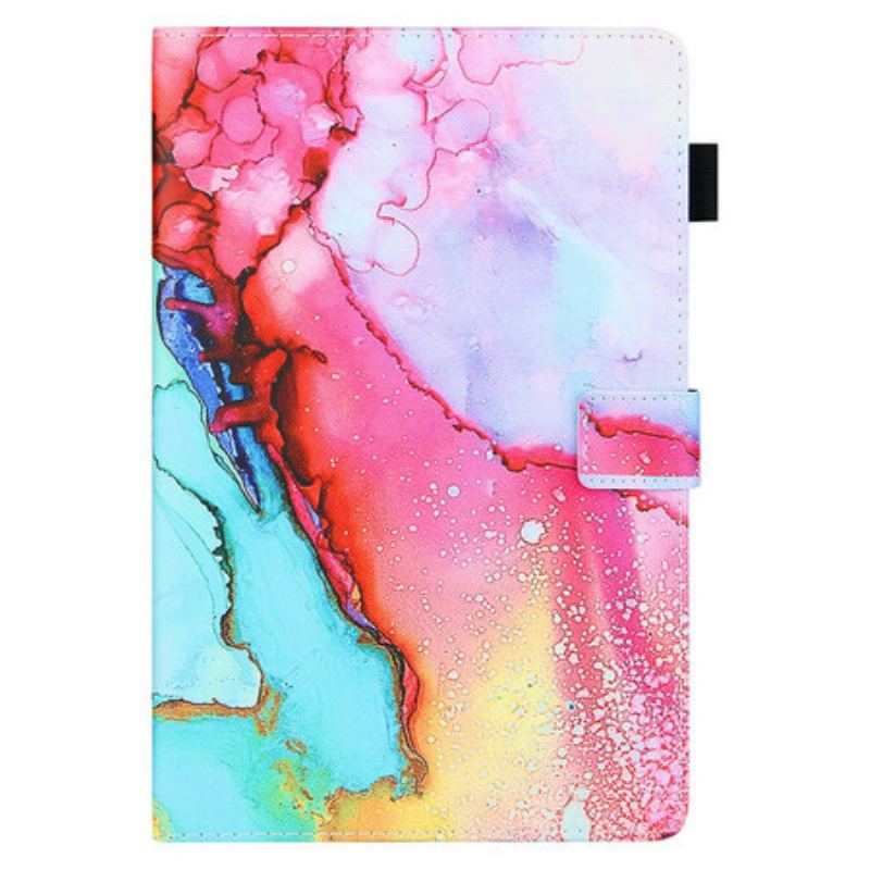 Flip Cover Samsung Galaxy Tab A7 Lite Marmor Stil