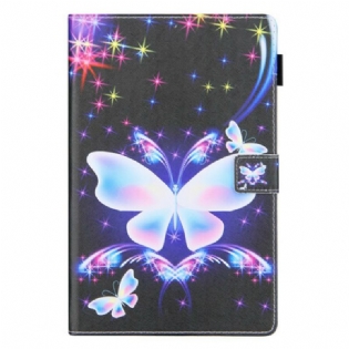 Flip Cover Samsung Galaxy Tab A7 Lite Stjernesommerfugle