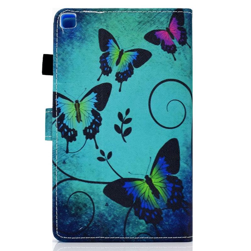 Flip Cover Samsung Galaxy Tab A7 Lite Unikke Sommerfugle