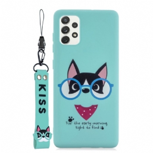Cover Samsung Galaxy A53 5G Tegnefilm Med Snor