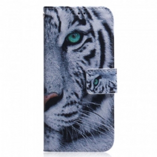 Læder Cover Sony Xperia 1 IV Hvid Tiger