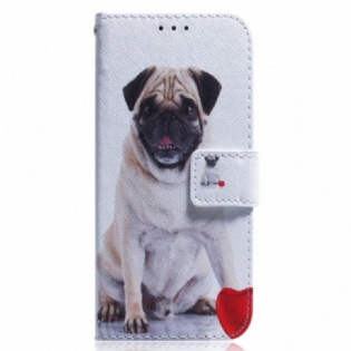 Læder Cover Sony Xperia 1 IV Mops Hund
